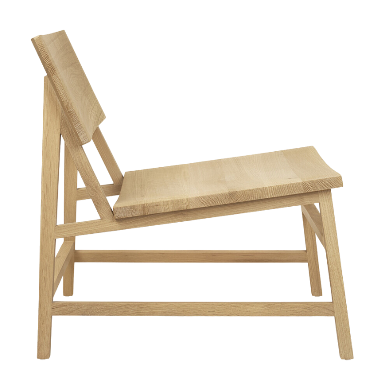 The N2 Lounge Chair from Ethnicraft from the side.