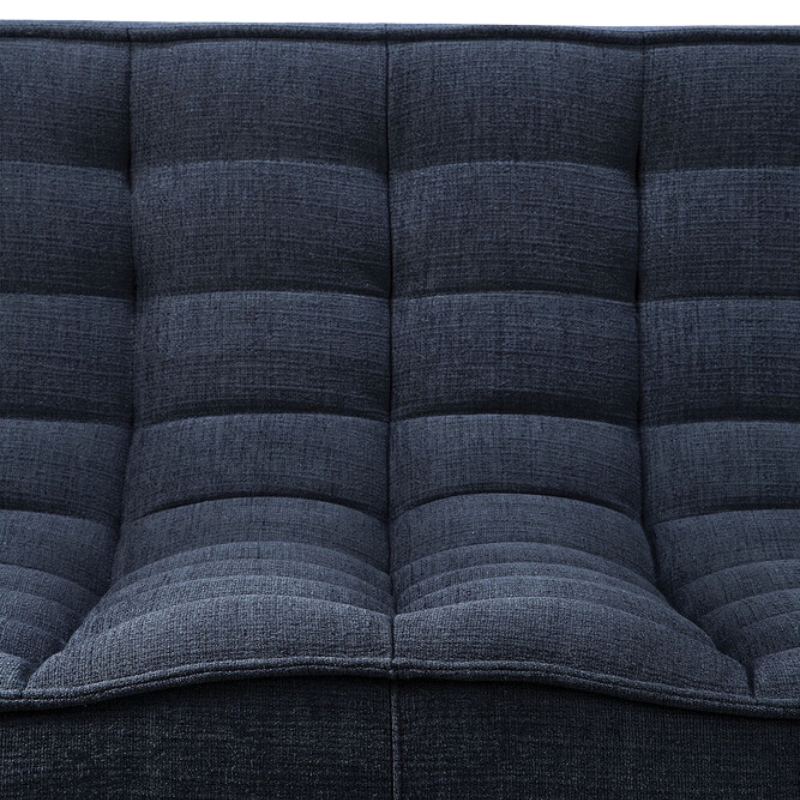 The N701 Corner Unit from Ethnicraft with graphite eco fabric in detail.