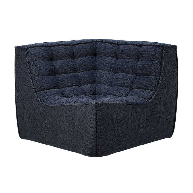 The N701 Corner Unit from Ethnicraft with graphite eco fabric.