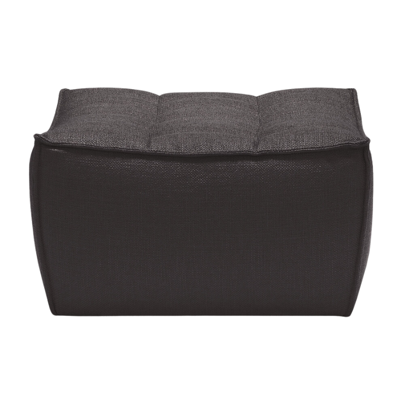 The N701 Footstool from Ethnicraft with dark grey standard fabric.