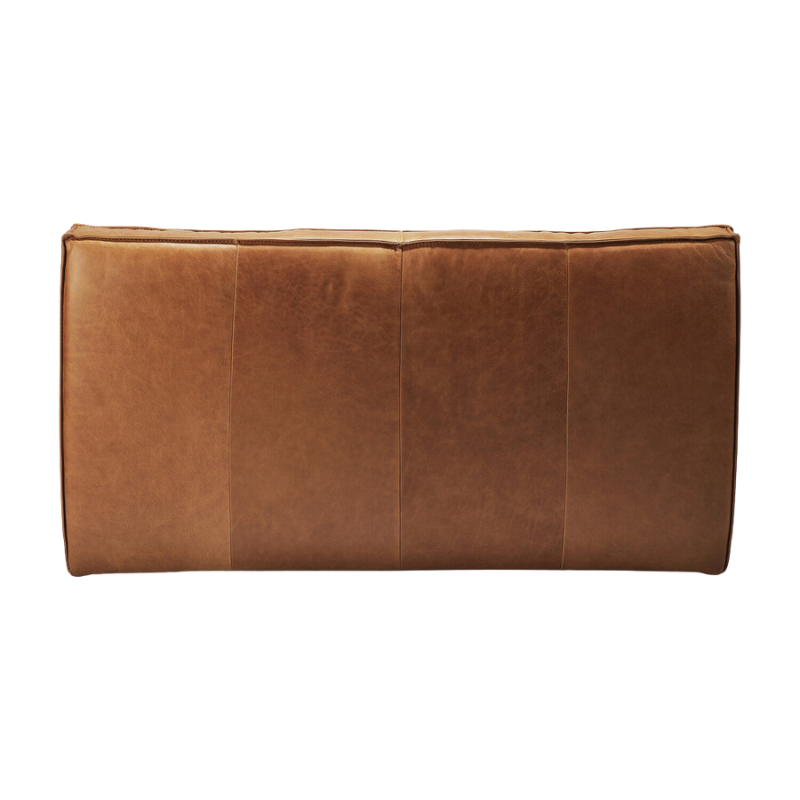 The N701 Leather Two Seater Sofa from Ethnicraft from the back.