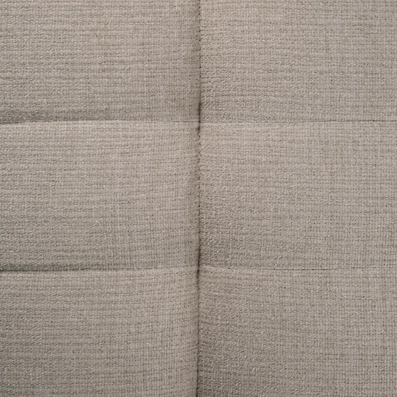 The N701 Lounge Chair and Ottoman from Ethnicraft with ecru eco fabric upholstery.