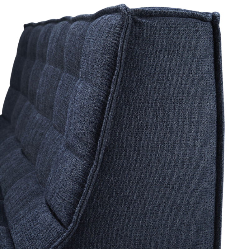 The N701 Lounge Chair from Ethnicraft with graphite eco fabric backrest.