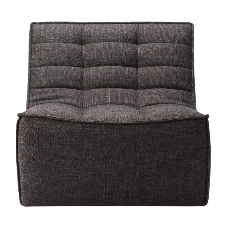 The N701 One Seater from Ethnicraft with dark grey standard fabric.