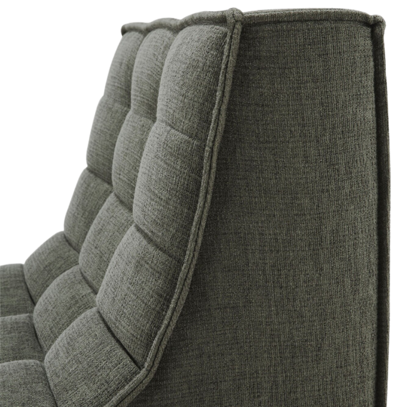 The N701 One Seater from Ethnicraft with moss eco fabric backrest.