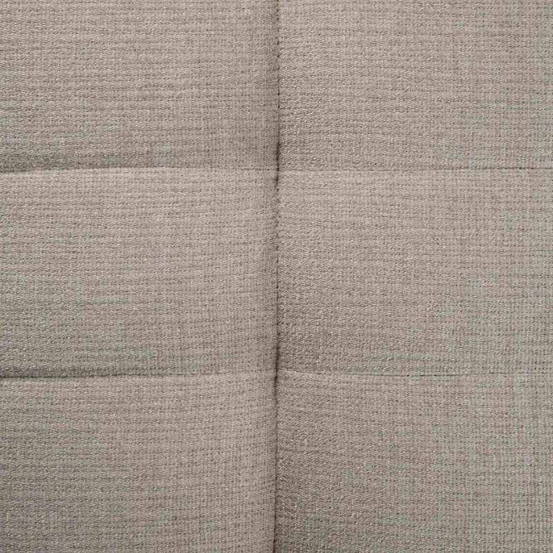 The N701 Round Corner from Ethnicraft in ecru eco fabric upholstery.
