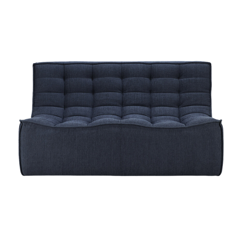The N701 Two Seater Sofa from Ethnicraft with graphite eco fabric.