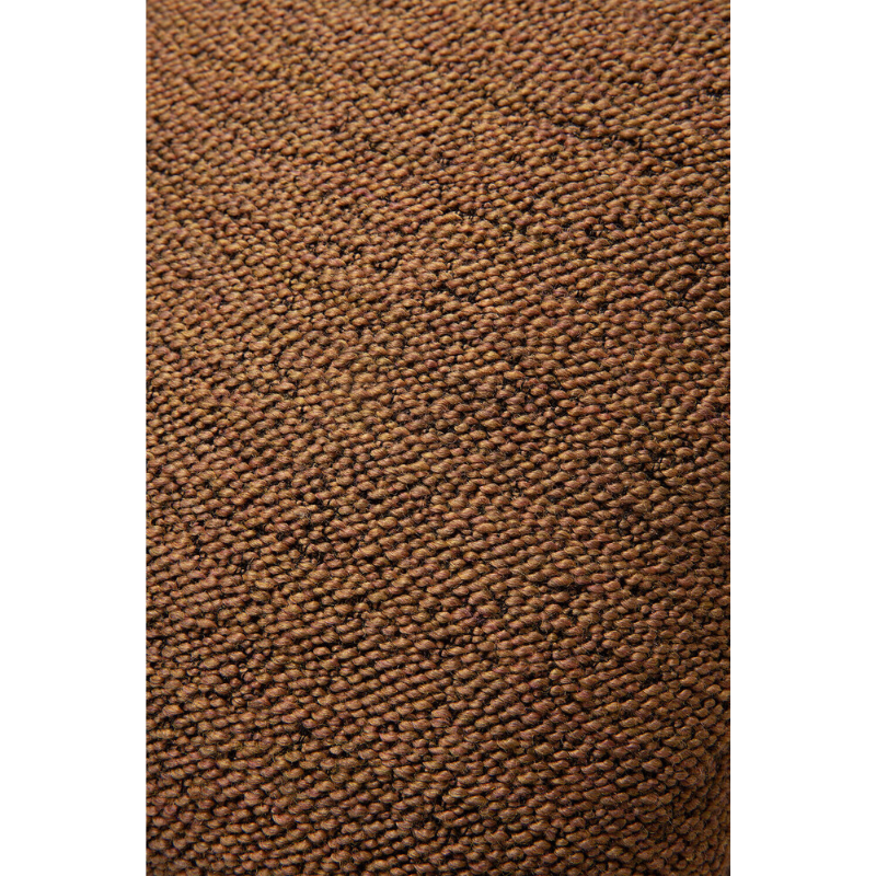 The fabric swatch of the Nomad Square Outdoor Cushion from Ethnicraft in marsala.