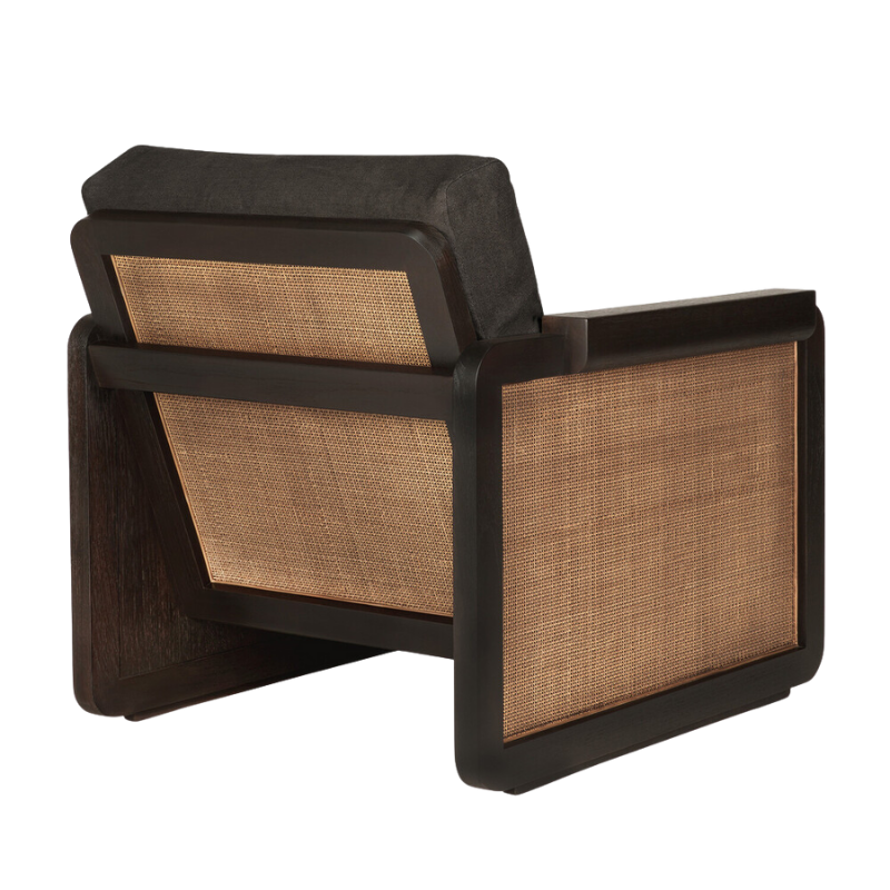 The Panel Lounge Chair by Ethnicraft from the back.