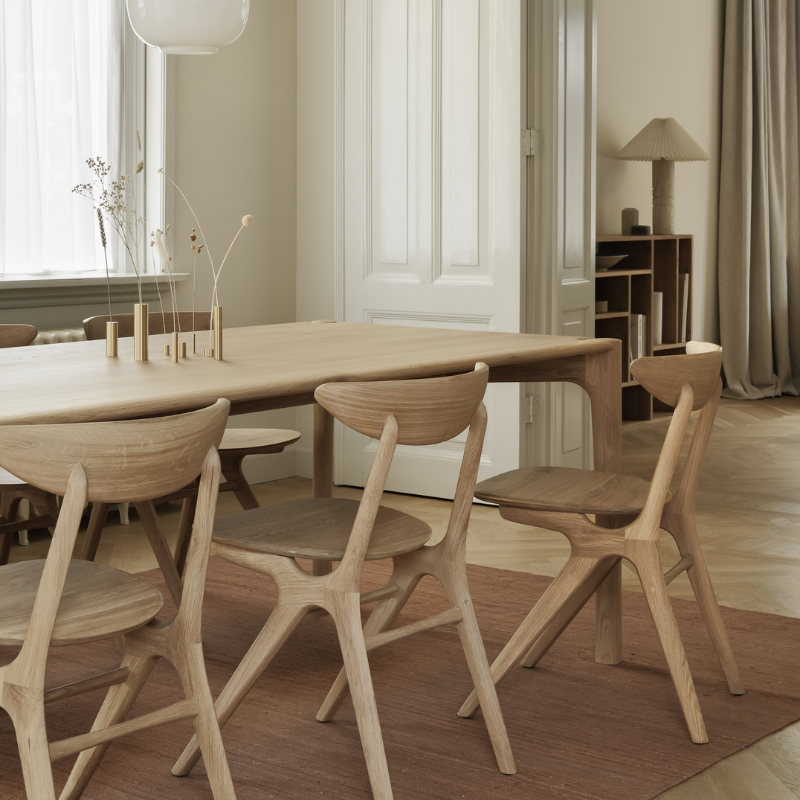 The Oak PI Dining Table by Ethnicraft in a dining room. all-groups