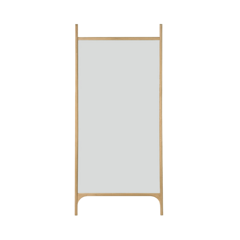 The full PI Oak Floor Mirror by Ethnicraft.