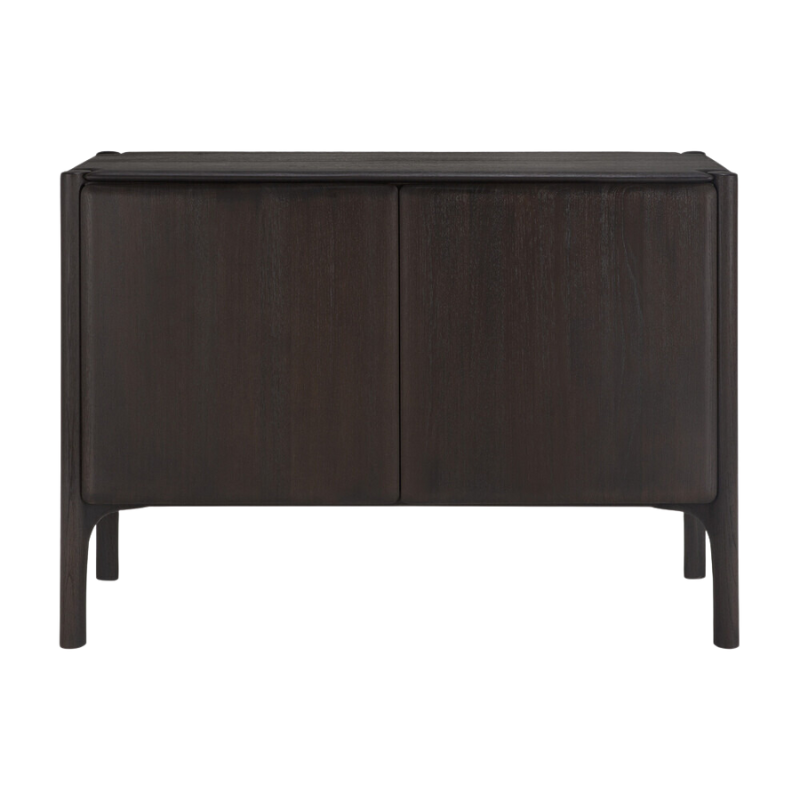 The 47 inch PI Sideboard from Ethnicraft in dark brown teak.