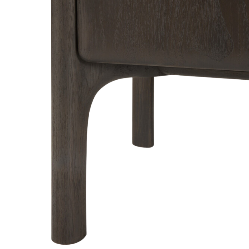 The PI Sideboard from Ethnicraft in dark brown teak base.