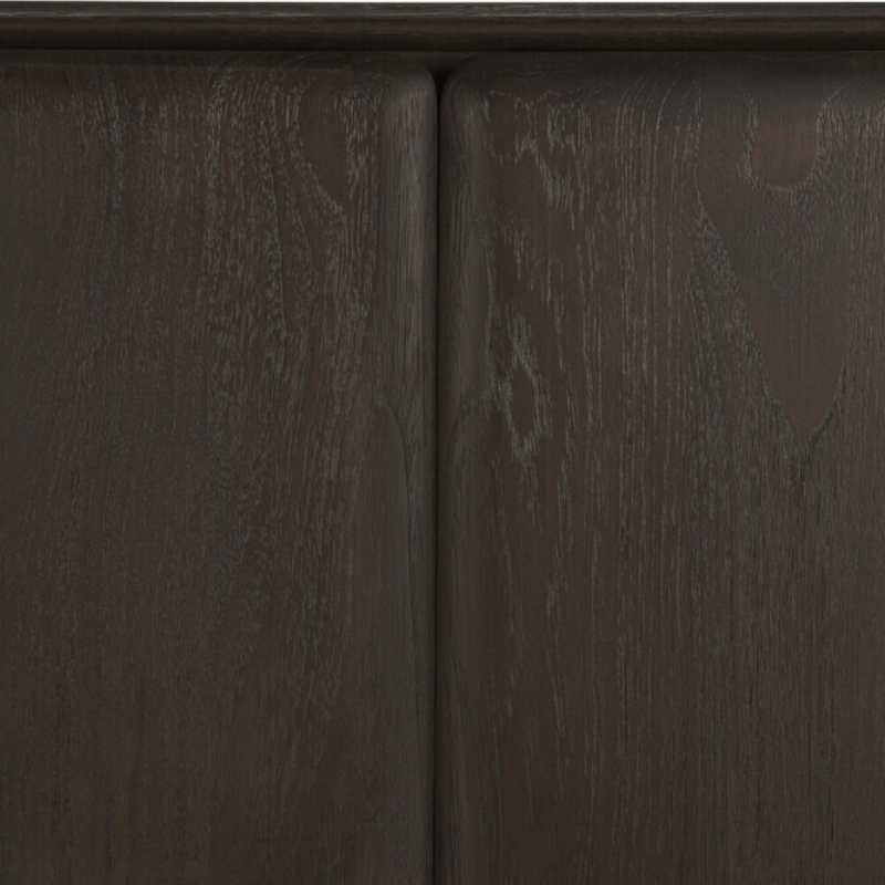 The PI Sideboard from Ethnicraft in dark brown teak doors.