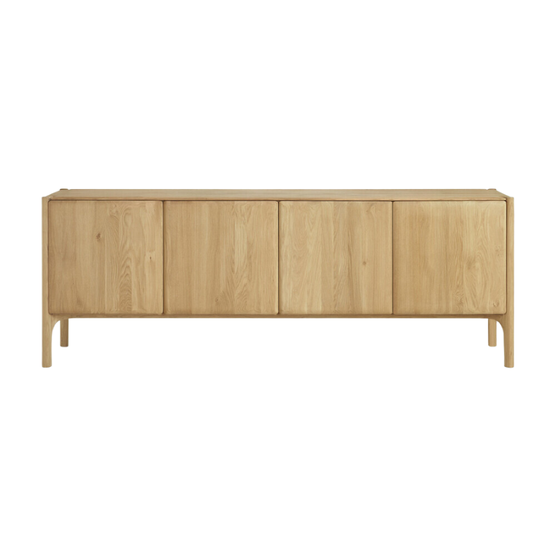 The 91 inch PI Sideboard from Ethnicraft in oak.