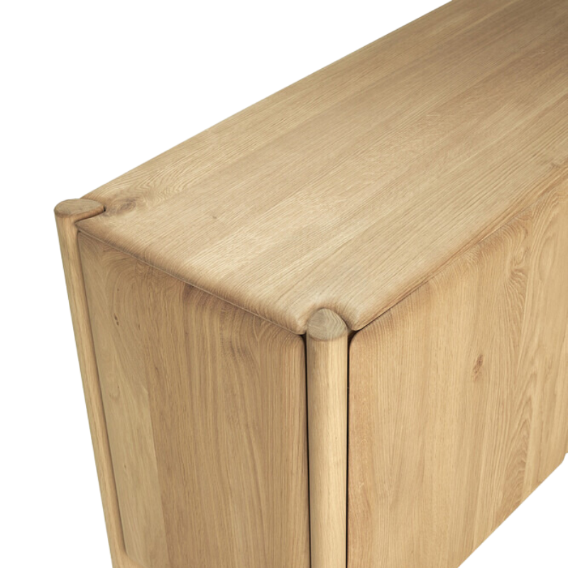 The PI Sideboard from Ethnicraft in oak corner.