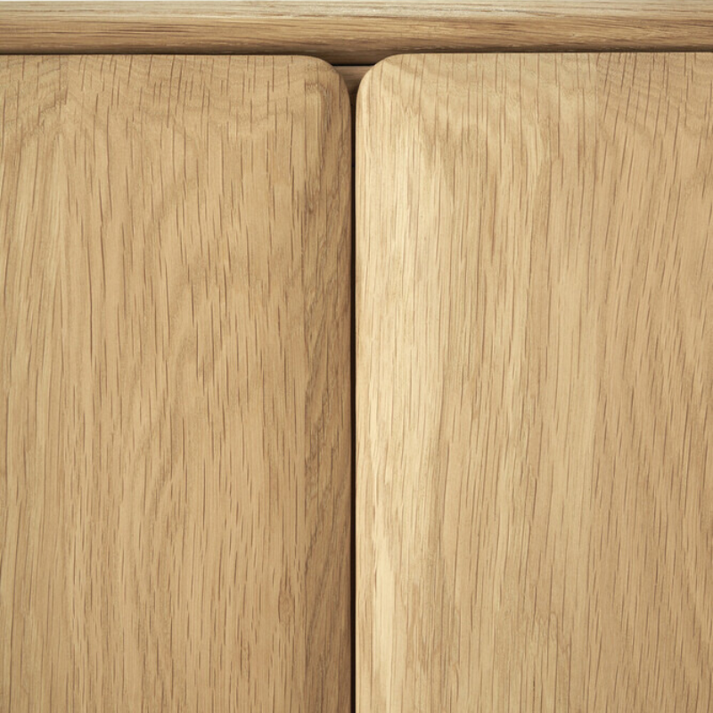 The PI Sideboard from Ethnicraft in oak doors.