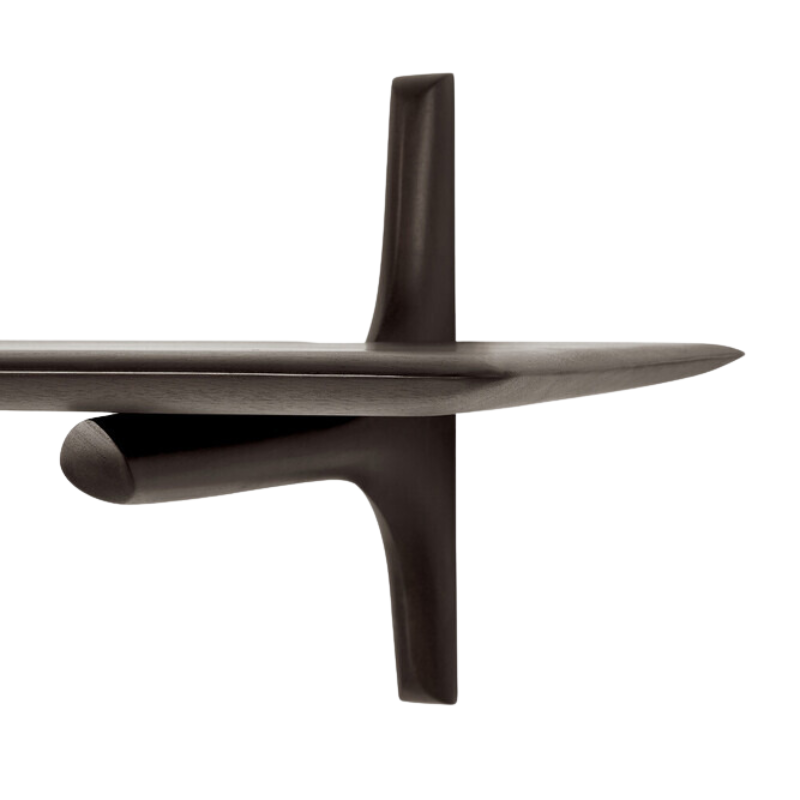 The PI Wall Shelf from Ethnicraft close up.