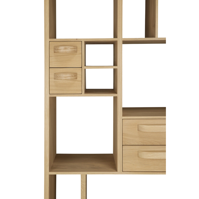 The Pirouette Rack from Ethnicraft in a close up.