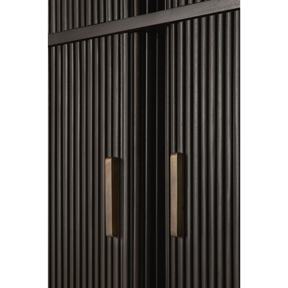 The Roller Max Filing Cabinet from Ethnicraft highlighting the door handles.