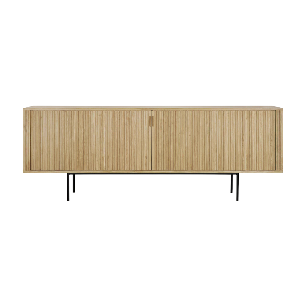 The 88-inch Roller Max Sideboard from Ethnicraft in oak.