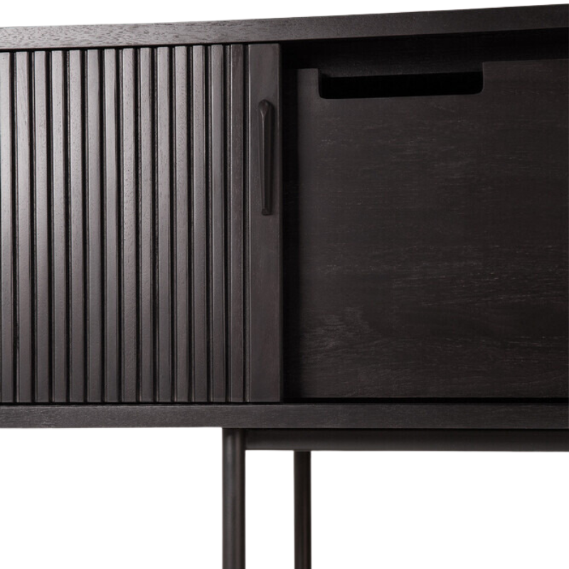 The Roller Max TV Cupboard from Ethnicraft close up.