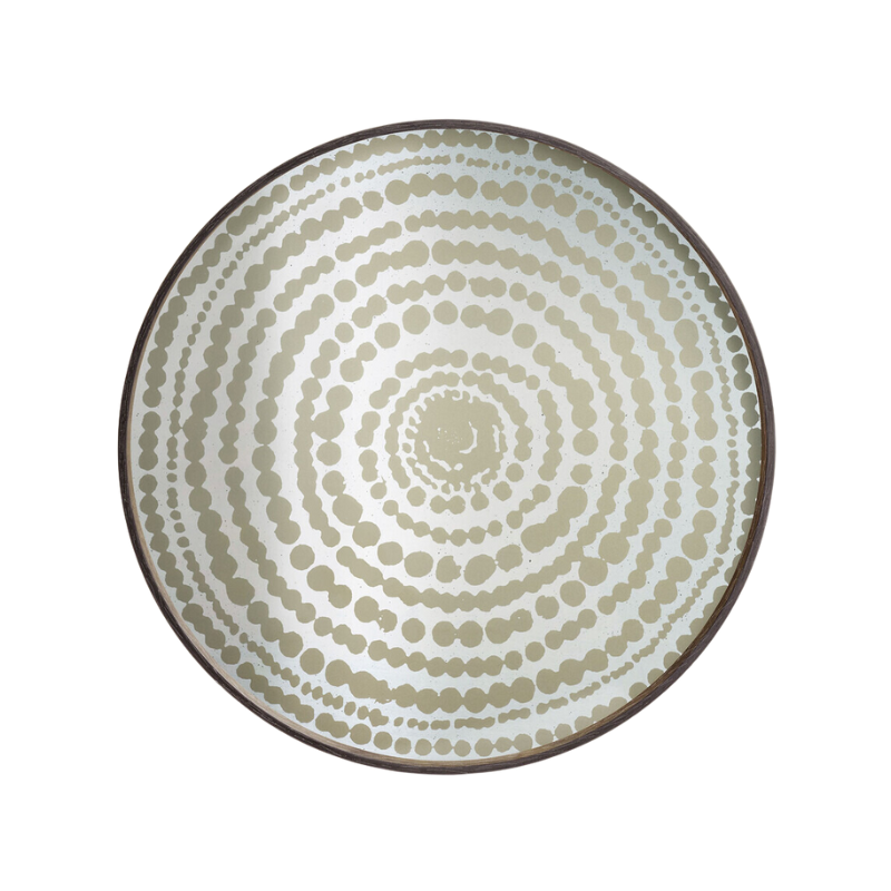 The Round Beads Mirror Tray from Ethnicraft.
