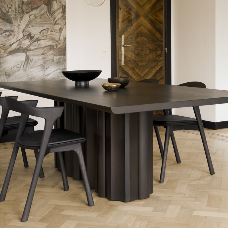 The Sequence Dining Table by Ethnicraft in a dining room.