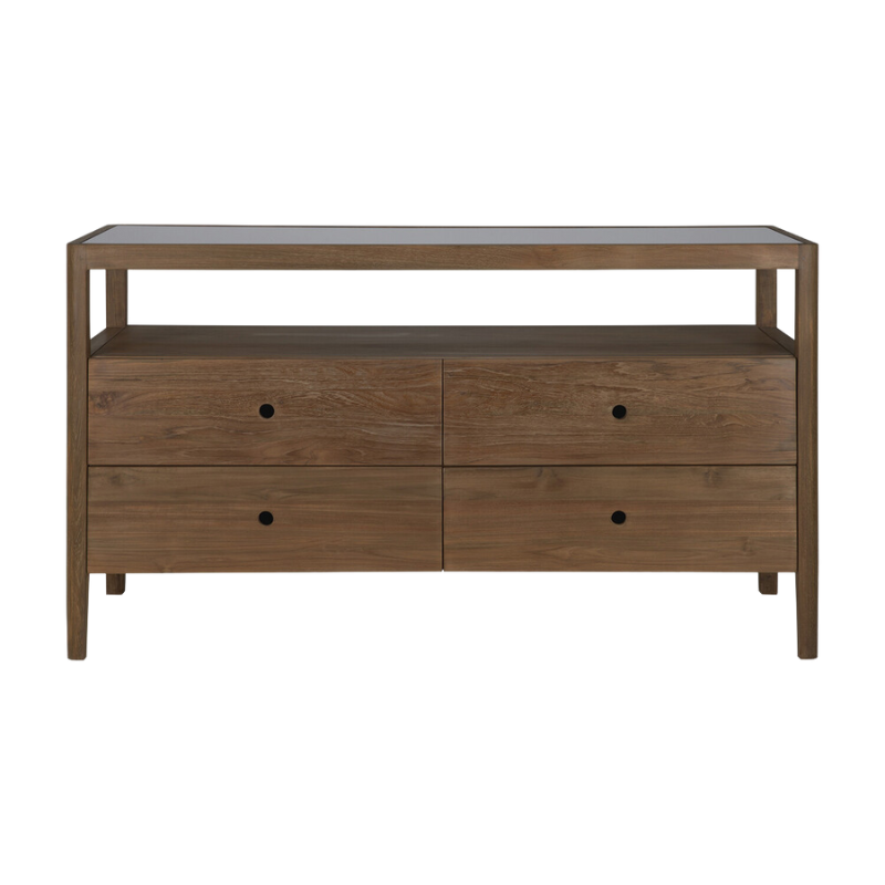 The Spindle Dresser from Ethnicraft in reclaimed teak.