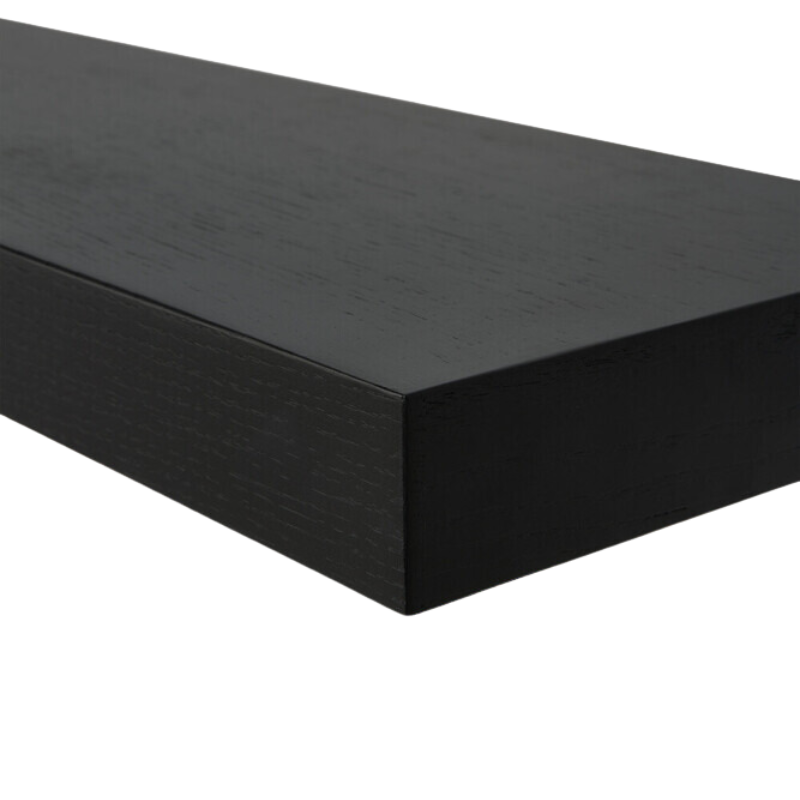 The Wall Shelf from Ethnicraft made with black oak corner.