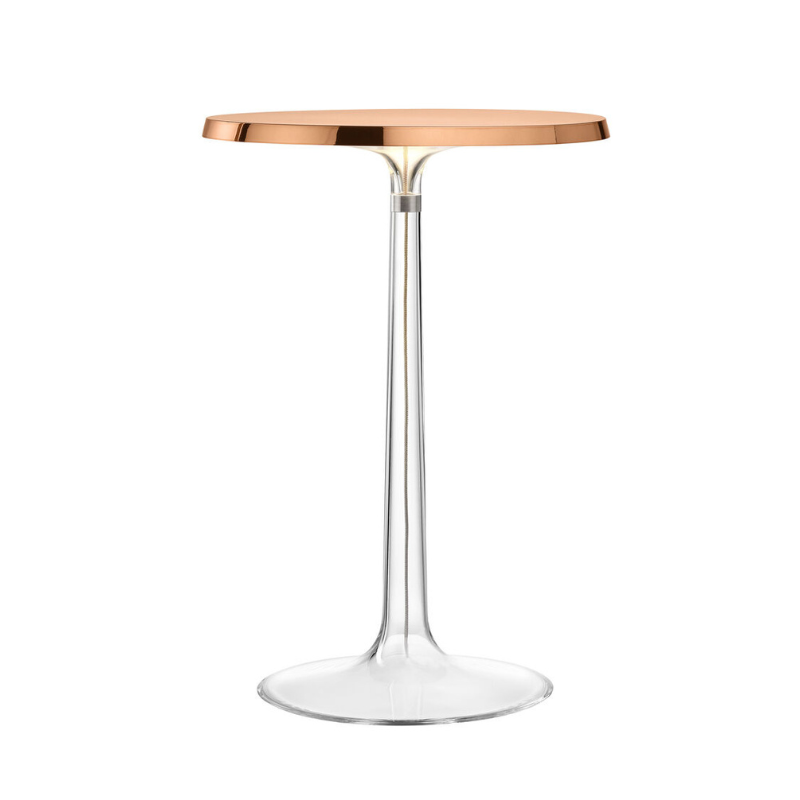 The Bon Jour Table Lamp from Flos in copper with no crown.