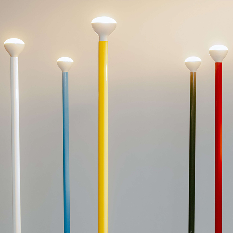 The Luminator Floor Lamp from FLOS color options. all-groups