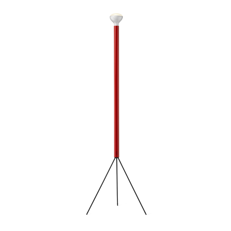 The Luminator Floor Lamp from FLOS in red.