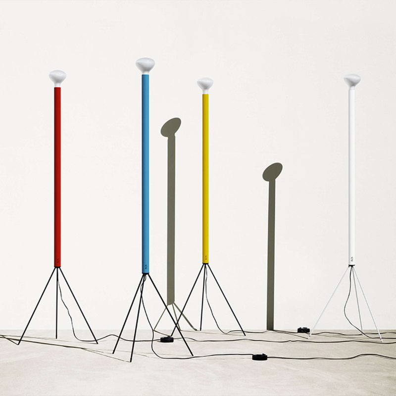 The Luminator Floor Lamp from FLOS in a studio. all-groups