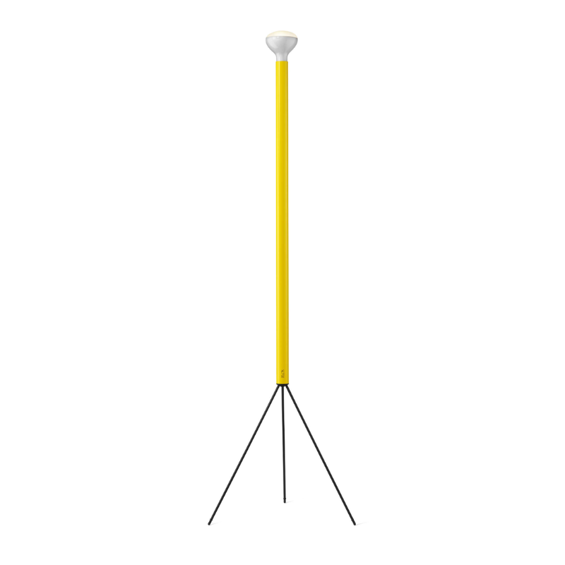 The Luminator Floor Lamp from FLOS in yellow.