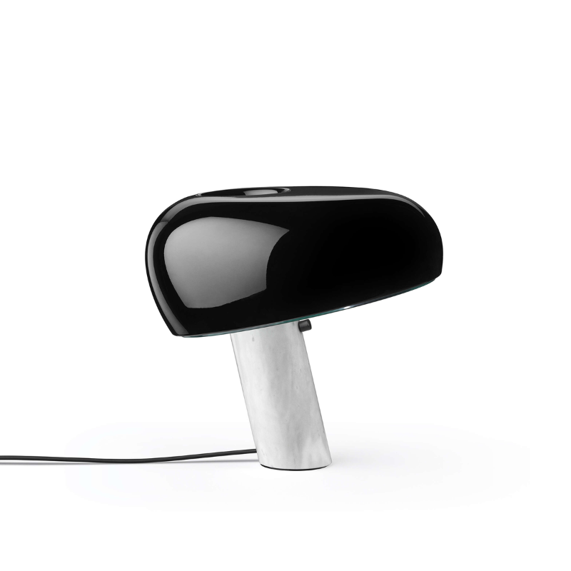 The Snoopy Table Lamp from FLOS in black.