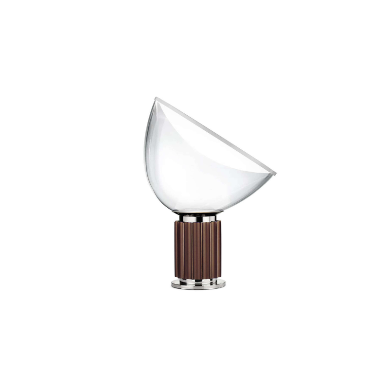 The small Taccia Table Lamp from FLOS in bronze.