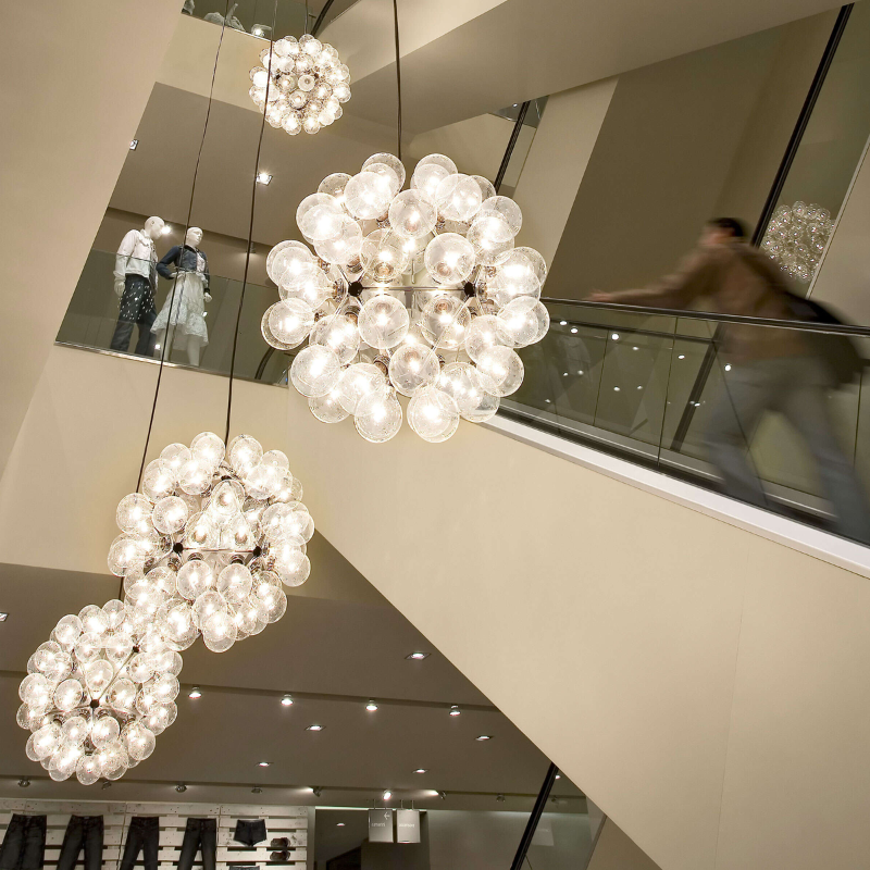 The Taraxacum 88 Suspension from FLOS in a commercial space.