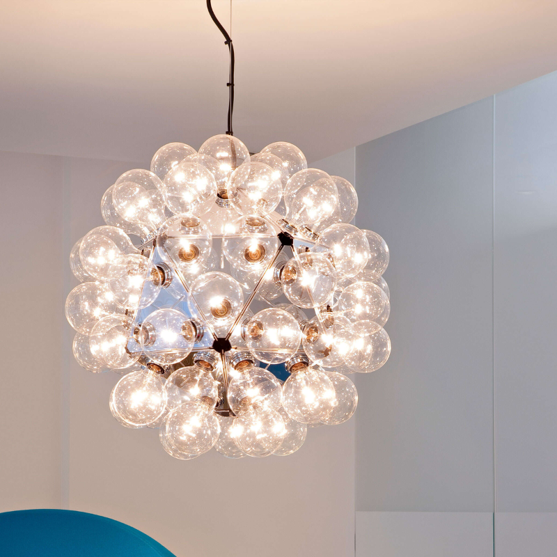 The Taraxacum 88 Suspension from FLOS in a lounge.