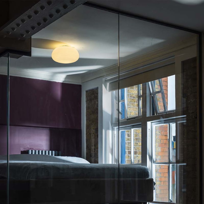 The Rituals 2 Flush Mount from Foscarini in a designer home.