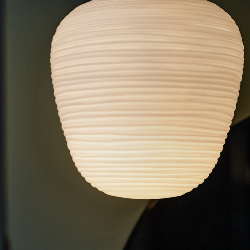 The Rituals 3 Flush Mount from Foscarini in a living room.