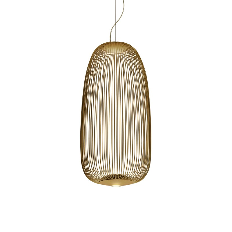 The Spokes 1 from Foscarini in gold.