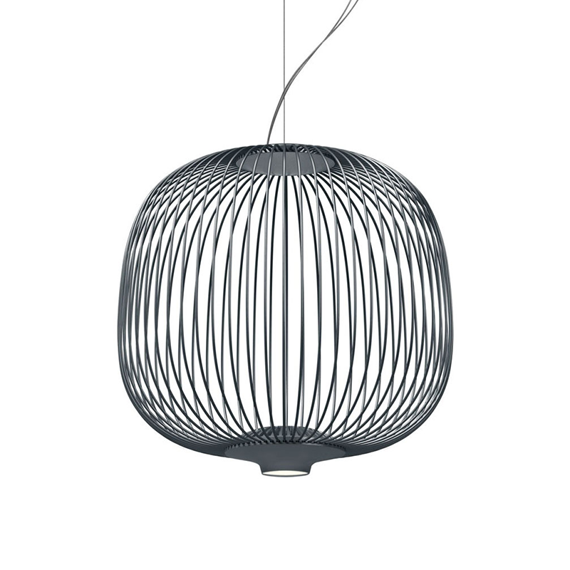 The Spokes 2 Pendant from Foscarini in large in matte black.