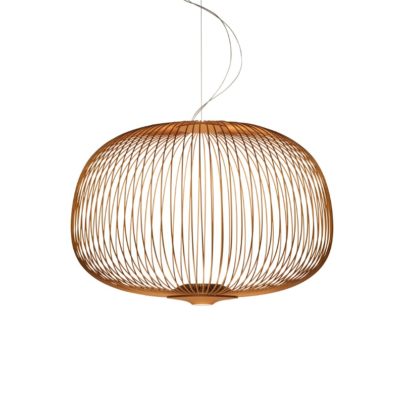 The Spokes 3 by Foscarini in copper.