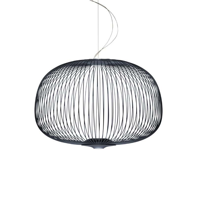 The Spokes 3 by Foscarini in graphite.