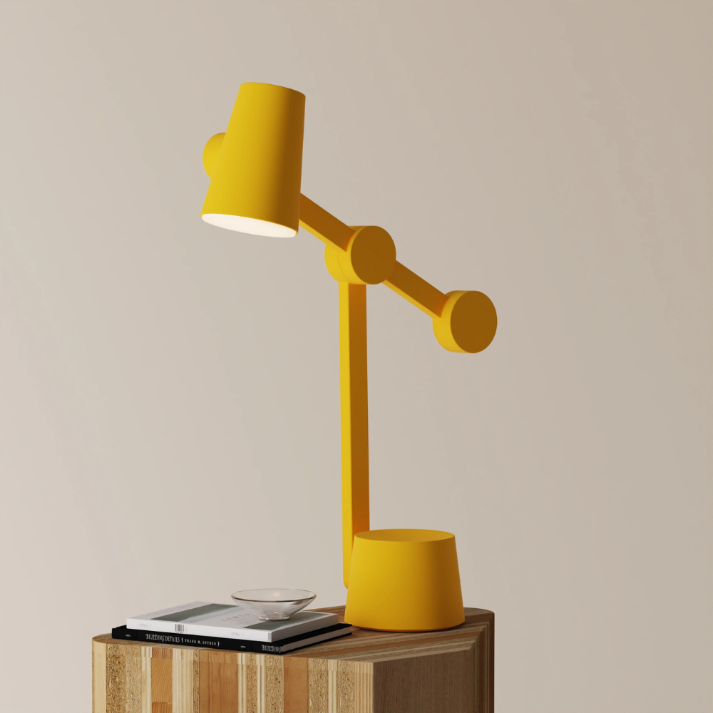 The sunrise Aim Task Light from Gantri.