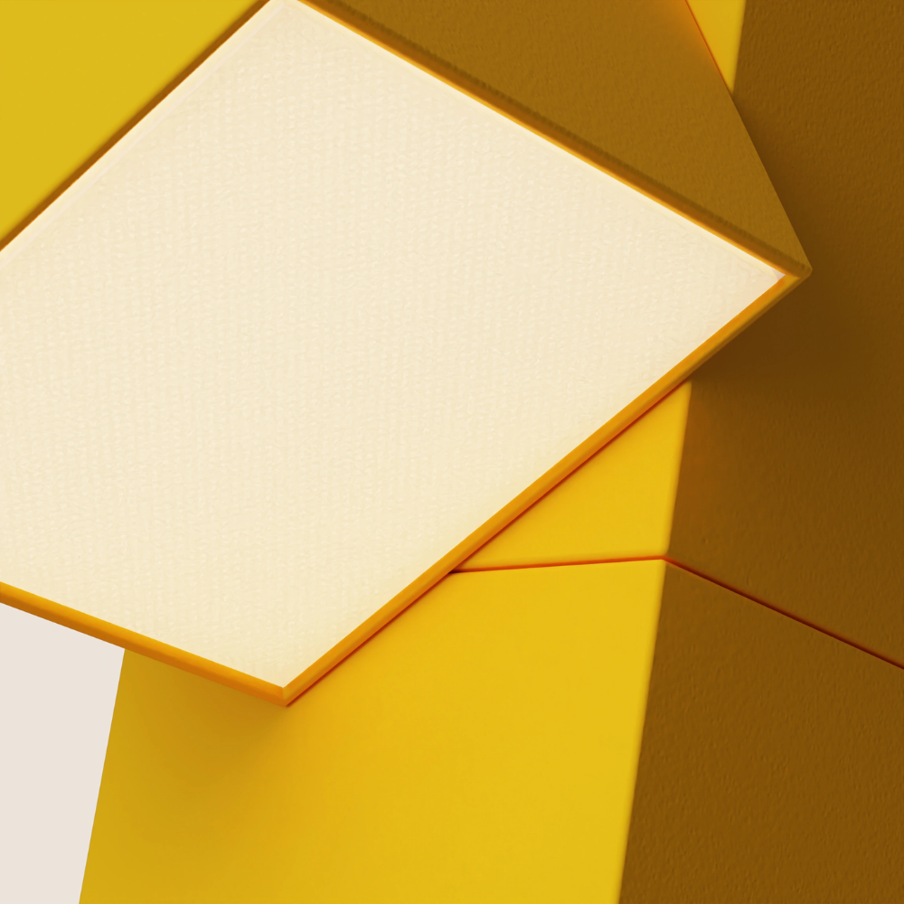 The sunrise Analog Task Light from Gantri close up.