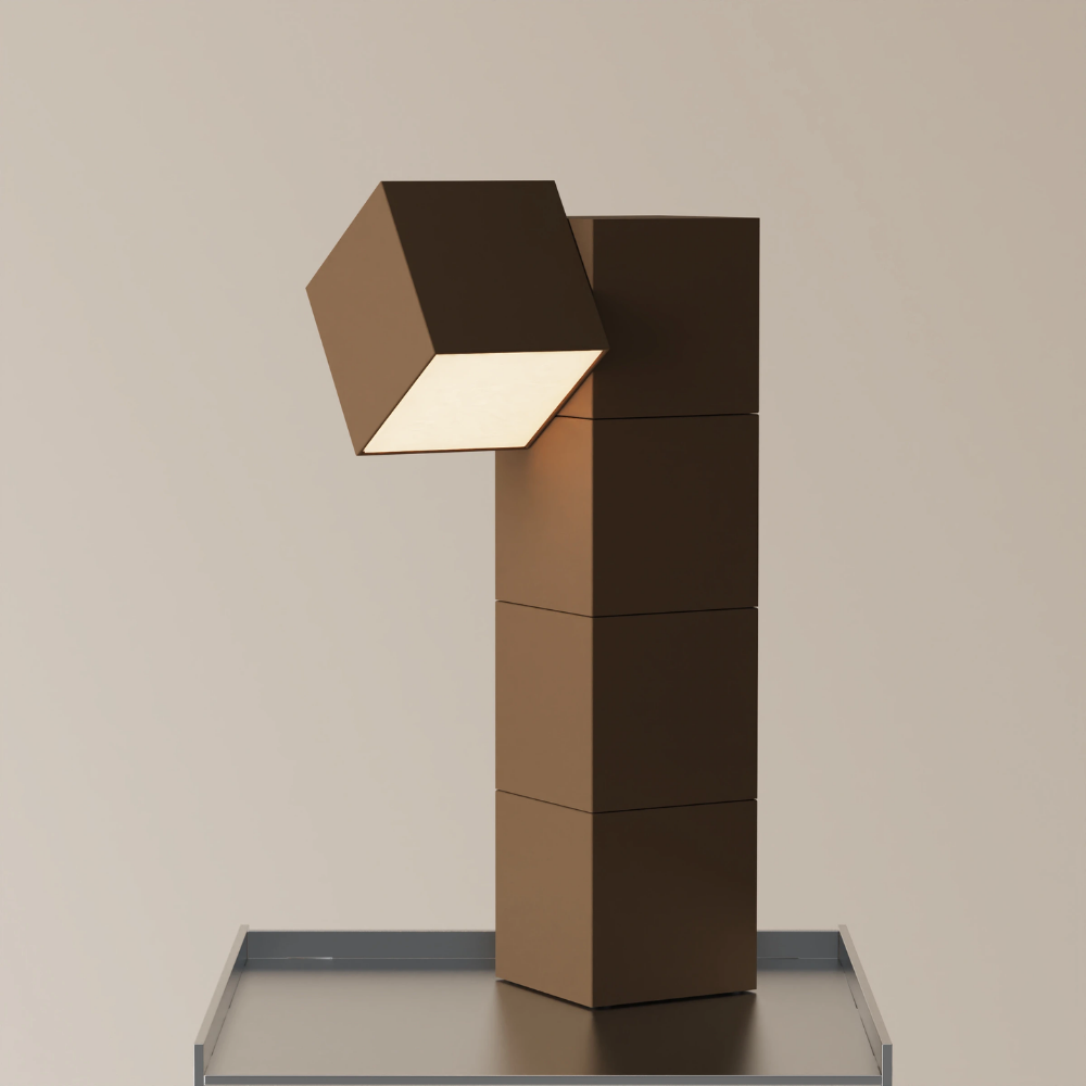 The walnut Analog Task Light from Gantri.