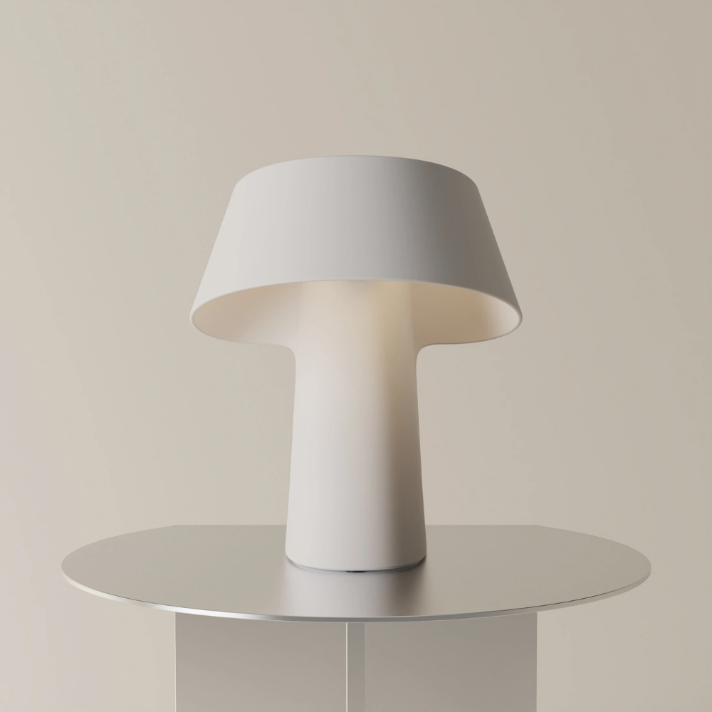 The stone Fold Table Light from Gantri.