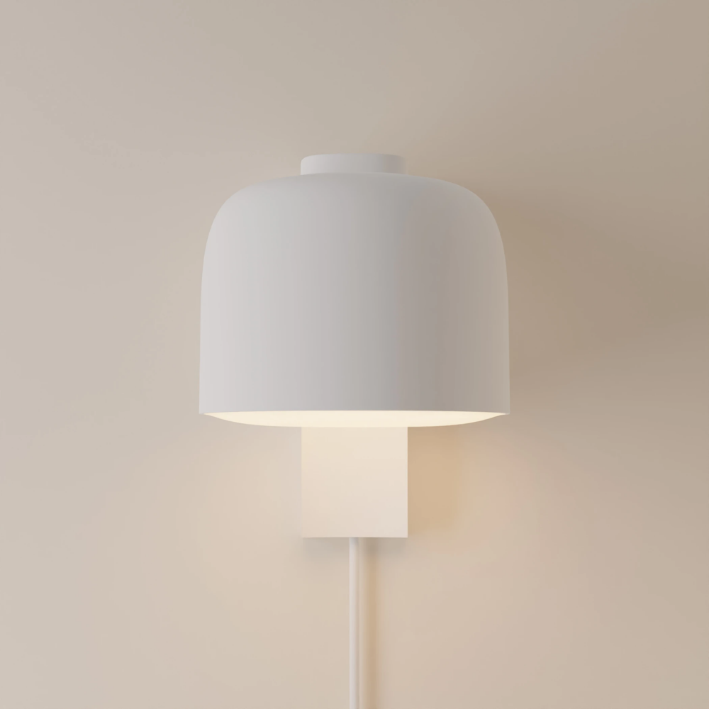 The snow Gio Wall Light from Gantri.